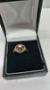 9ct Yellow Gold Ring With Blue Stones - 2.03 Grams - Size L