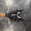 Dean Dime Razorback Black Electric Guitar With Canvas Case