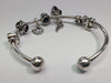 Silver Pandora Bangle With 7 x Charms
