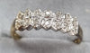 9ct gold diamond ring size N1/2