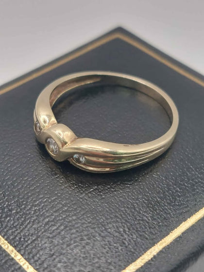 (9ct Hallmarked&Tested) 2.2g Gold Ring, Size R