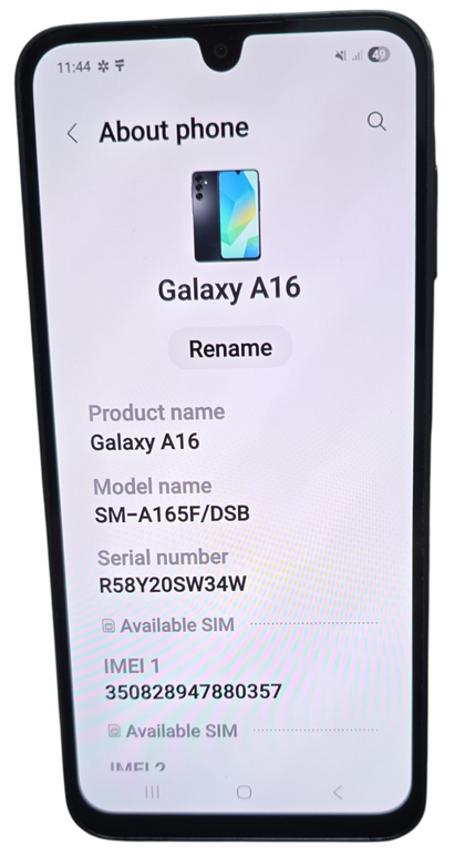 Samsung Galaxy A16 - 128 GB, Black