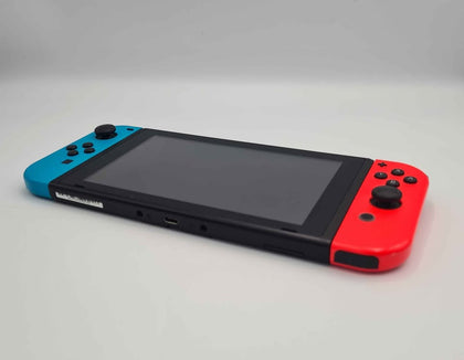 **DEAL** Nintendo Switch Console, 32GB, Neon Red/Blue Joy Cons - Includes Dock, Cables + Controller (Unboxed)