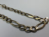 9CT GOLD FIGARO CHAIN 17" PRESTON STORE