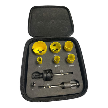Starrett KFC06021 Bi-Metal Fast Cut Electricians Holesaw Kit