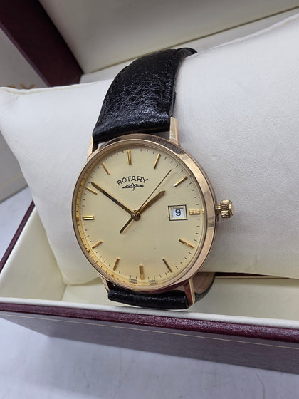 Rotary Gents 9ct Gold Watch