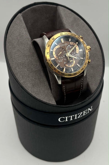 Citizen Eco-Drive Men's Watch Perpetual Chrono AT CB5899-05X boxed