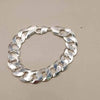 925 Sterling Silver Thick Curb Bracelet - 9" Long - 44.70 Grams **BRAND NEW SEALED**