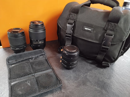 Nikon Lens and Camera Accessory Bundle Nikon 55-300mm 18-135mm