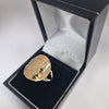 Gold Ring 9ct/22ct 375 and 916 5.1G 1901 Victoria Half Sovereign Size V