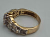 18ct Yellow Gold Ladies Cluster Ring With Cubic Zirconia Stones - 5.32 Grams - Size M