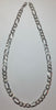Silver Figaro Chain - 22-Inches
