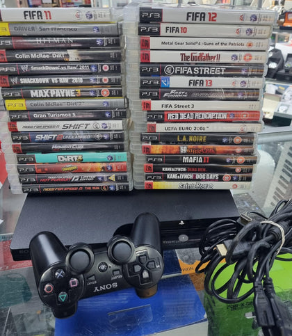 Playstation 3 Ps3 Console 250gb + 32Games