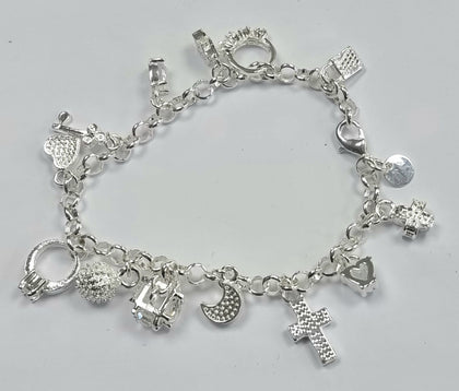 Silver Charm Bracelet