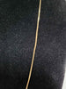 9ct - yellow gold chain - 18" (2.51G) With Gold Plated Silver Cross (1.31g)