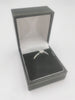 9CT White Gold Stone Ring, 375 Hallmarked, 2.0Grams, Size N - Box Included