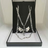 925 Sterling Silver Chain 23" 27.8g With Dragon Pendant BOX INCLUDED