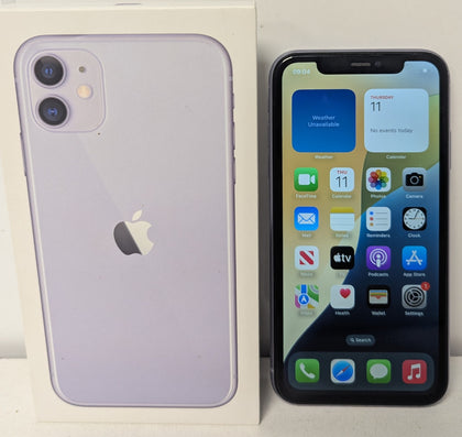 Apple iPhone 11 64gb purple 87% battery health