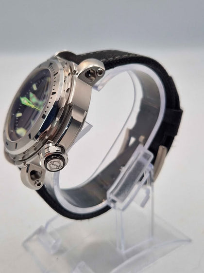 Visconti Firenze Abyssus 0119 Full Dive Mens Automatic Watch - Suede Strap - Unboxed