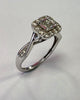 9CT White Gold Diamond Ring