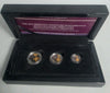 THE 2018 ARMISTICE CENTENARY REMEMBRANCE GOLD GALLANTRY THREE COIN PRESTIGE SOVERIGN PROOF SET 14G IN TOTAL 1, 8G 1, 4G & 1, 2G COIN