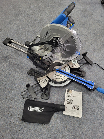 Draper 255mm Sliding Mitre Saw - 240v Boxed