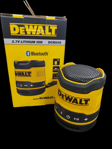 DeWalt 3.7V Rechargeable USB-C Compact Bluetooth Mono Speaker - DCR009-XJ