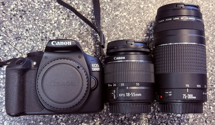 Canon 1300d Camera Set (Incs 2 lenses)