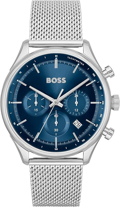 BOSS Gregor Collection Chronograph Quartz Watch with Stainless Steel Bracelet**Boxed**