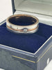 9ct Gold & platinum diamond ring - Size Q