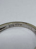 2.0g 9ct White Gold Ring 0.23ct Diamond - Size K - **Hallmarked**