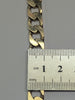 9CT Gold Curb Bracelet 9"