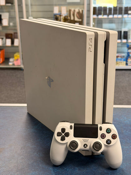 ps4 pro glacier white 1tb console