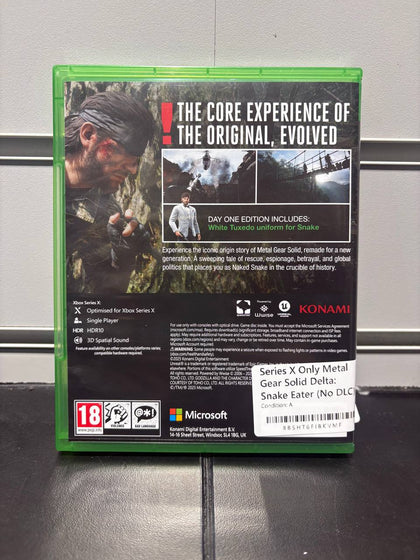 Metal Gear Solid Delta: Snake Eater (No DLC)