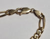 9ct gold figaro chain 19"