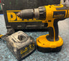 DeWalt drill with the battery