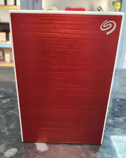 Seagate One Touch External Hard Drive 1 TB Red.