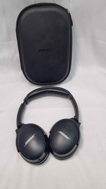 Bose QC45 Quiet Comfort 45 Wireless Overhead Headphones - Black - Unboxed With Carry Case