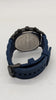 Police Tuneful Black Multi Dial Blue Silicone Strap Watch