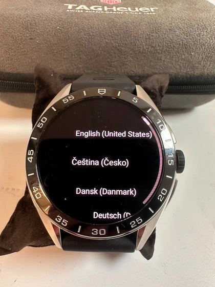 Tag Heuer Connected E4 45mm Black Smart Watch SBR8A