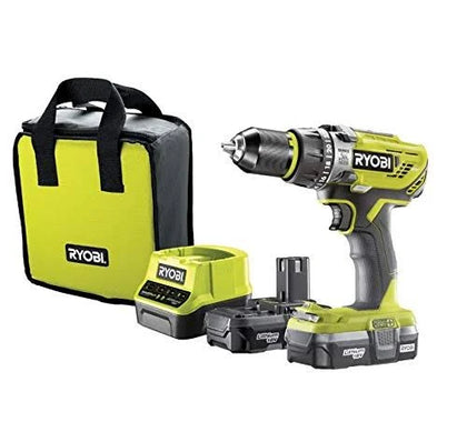 Ryobi ONE+ 18V 2x 1.3Ah Li-Ion Cordless Compact Combi Drill Kit