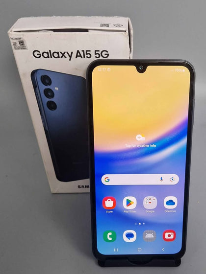 Samsung Galaxy A15 5G Dual Sim (4GB+128GB) Blue Black, Unlocked