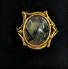 750 HALLMARKED 18CT, YELLOW GOLD, RING WITH LARGE STONE, SIZE:P/7.5, 10.0G, BOXED