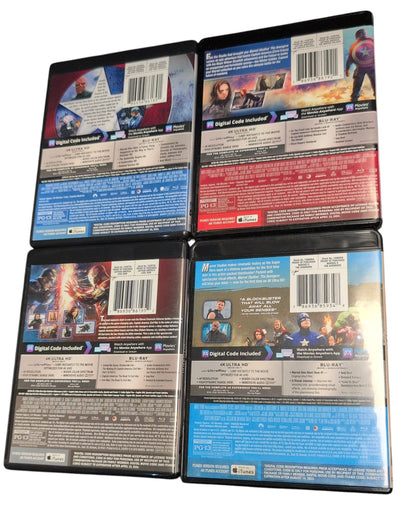 Marvel Captain America 4K Ultra HD DVD Bundle 