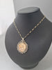 Gold Necklace and Pendant 9ct 6.9G with Sovereign 22ct 8G 18'' in Length