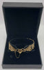 375 9ct Yellow gold bracelet with hart pendent 6.4g Boxed hallmarked