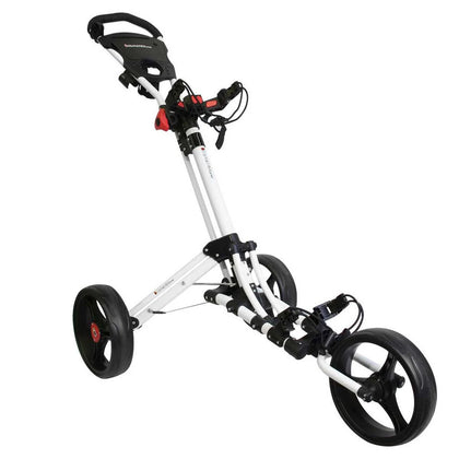 Icart Uno Golf Trolley, White/Black/Red, 78x33.5x42Cm | American Golf