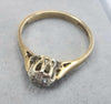 9ct Gold Diamond ring Size M1/2