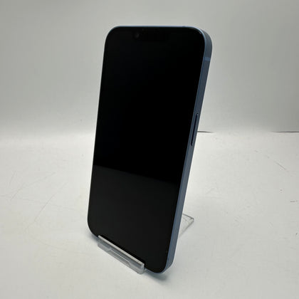 Apple iPhone 14 128GB Blue Unlocked AW until 2/26 Batt Health 100%