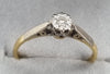 18CT GOLD DIAMOND RING M1/2